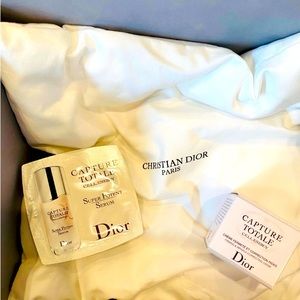 Christian Dior box with goodies